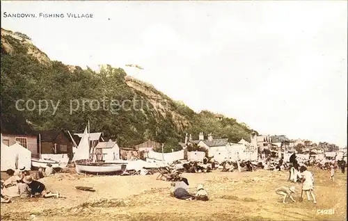 Sandown Isle of Wight Fishing Village Celesque Series Kat. Isle of Wight