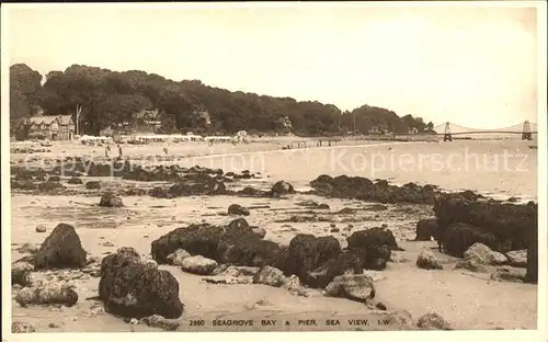 Isle of Wight UK Seagrove Bay and Pier Beach Salmon Series / Isle of Wight /Isle of Wight