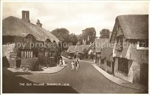 Shanklin The Old Village Valentine s Post Card Kat. Isle of Wight