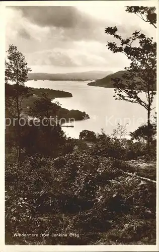 Windermere Bowness South Lakeland Panoramic view from Jenkins Crag Kat. South Lakeland