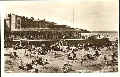 Ryde Isle of Wight Western Esplanade Beach Kat. Isle of Wight