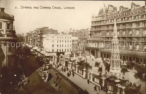 London Strand and Charing Cross Kat. City of London