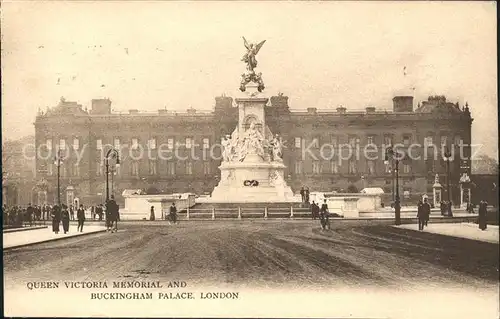 London Buckingham Palace Queen Victoria Memorial Statue Kat. City of London