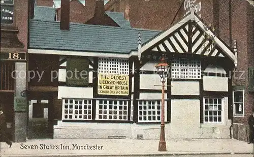 Manchester Seven Starrs Inn House Kat. Manchester