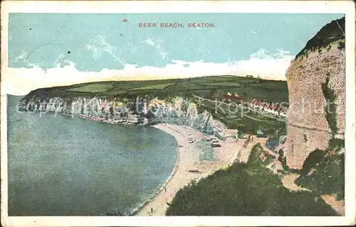 Seaton East Devon Beer Beach Cliffs Coast Kat. East Devon