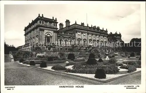 Harewood Leeds Harewood House Country House Kat. Leeds