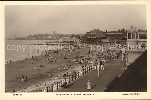 Margate UK Westonville Sands Beach Promenade WSR Series / Thanet /Kent CC