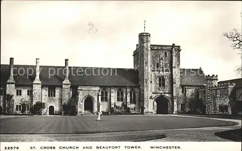 Winchester St Cross Church and Beaufort Tower Kat. Winchester