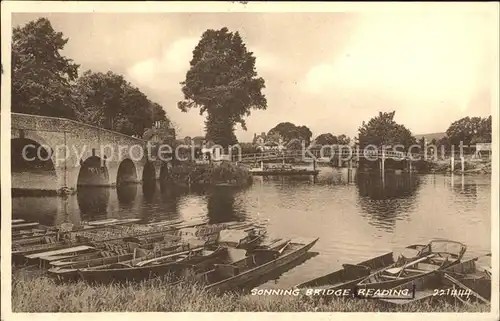 Reading Sonning Bridge Valentine s Post Card Kat. Reading