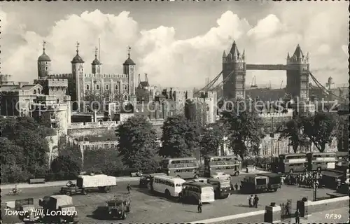 London Tower Hill Tower Bridge Bus Kat. City of London