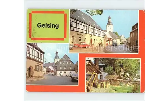 Geising Erzgebirge Hauptstrasse Geisinghof / Geising Osterzgebirge /Saechsische Schweiz-Osterzgebirge LKR