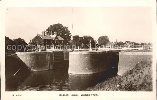 Worcester Diglis Lock Kat. Worcester
