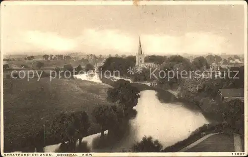 Stratford on Avon General view Kat. Stratford on Avon