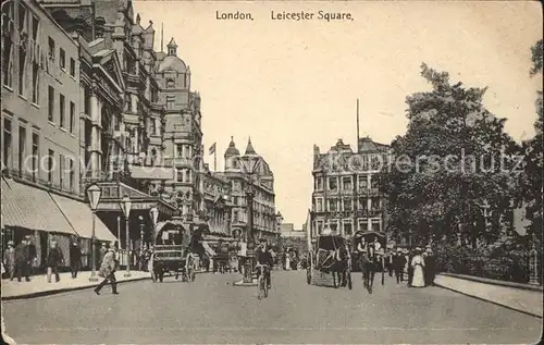 London Leicester Square Pferdekutschen Kat. City of London