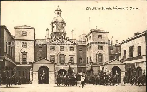 London Horse Guards Whitehall Koenigliche Garde Kat. City of London