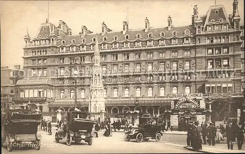 London Charing Cross Hotel Automobile Kat. City of London