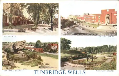 Tunbridge Wells Pantiles Civic Centre Toad Rock Rusthall Calverley Grounds Kat. Tunbridge Wells