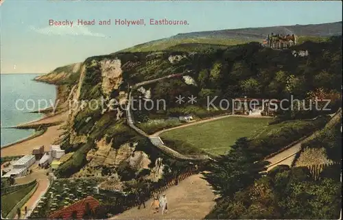 Eastbourne Sussex Panorama Beachy Head and Holywell Kat. Eastbourne