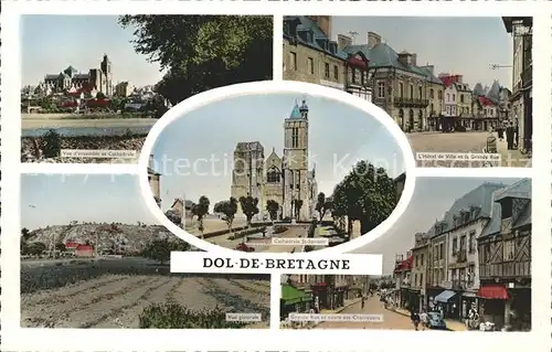 Dol de Bretagne Cathedrale Saint Samson Hotel de Ville Grande Rue Cours des Charretiers Kat. Dol de Bretagne