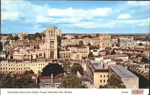 Bristol UK University Area from Cabot Tower Brandon Hill / Bristol, City of /Bristol, City of