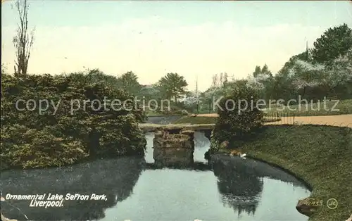 Liverpool Ornamental Lake Sefton Park Kat. Liverpool