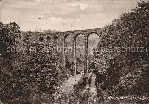 Rochdale Rochdale Healey Dell Viaduct Kat. Rochdale