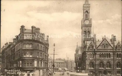 Bradford Town Hall Square Tour Kat. Bradford