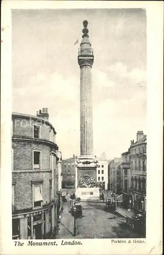 London The Monument Kat. City of London