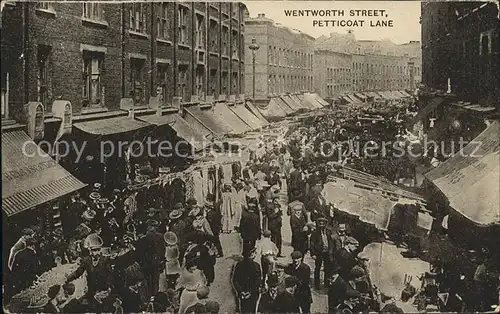 London Wentworth Street Petticoat Lane Kat. City of London
