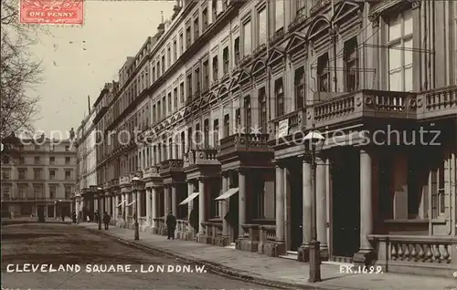 London Cleveland Square Kat. City of London