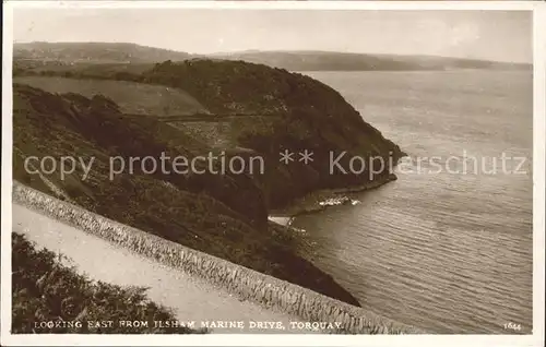 Torquay Torbay Looking East from Ilsham Marine Drive Kat. Torbay