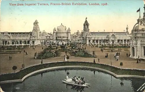 London View from Imperial Terrace Franco British Exhibition Kat. City of London