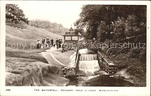 Manchester Waterfall Boggart Hole Clough Kat. Manchester