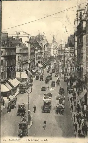 London The Strand Traffic Kat. City of London