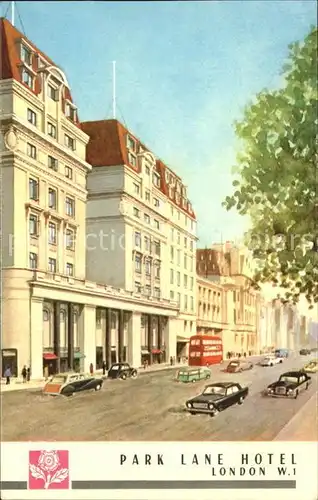 London Park Lane Hotel Illustration Kat. City of London