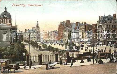 Manchester Piccadilly Monument Kat. Manchester