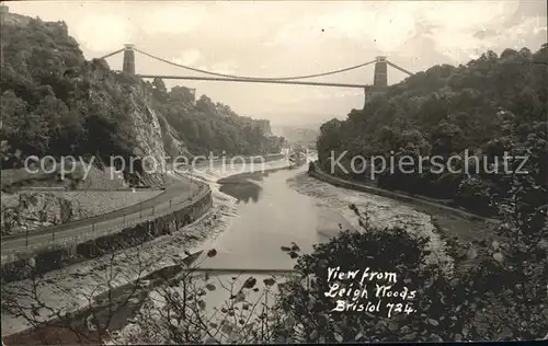 Bristol UK View from Leigh Woods Bridge / Bristol, City of /Bristol, City of