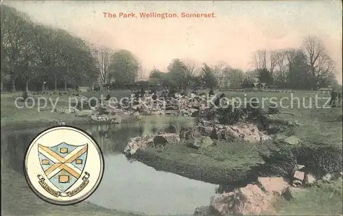 Wellington Taunton Deane The Park Wappen Kat. Taunton Deane