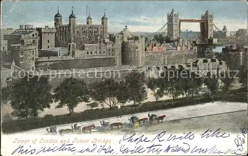 London Tower of London and Tower Bridge Kat. City of London