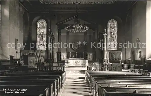 London Interior of St Paul s Church Covent Garden Kat. City of London