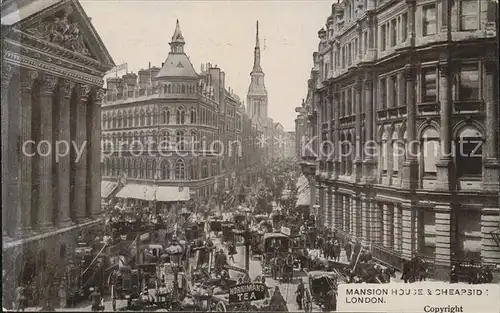 London Mansion House and Cheapside Traffic Kat. City of London