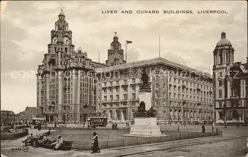 Liverpool Liver and Cunard Buildings Memorial Kat. Liverpool
