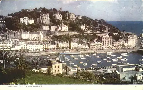 Torquay Torbay Vane Hill and Harbour Kat. Torbay