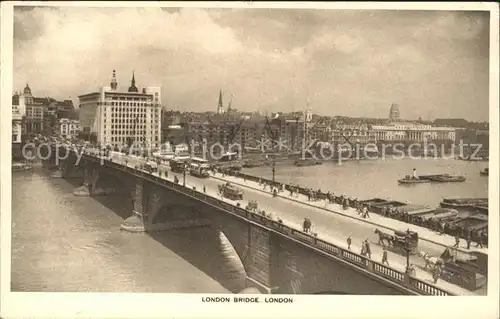 London London Bridge Thames Kat. City of London