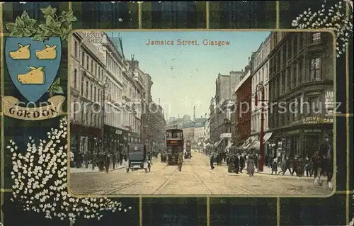 Glasgow Jamaica Street Tramway Gordon Wappen Kat. Glasgow City