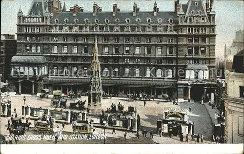 London Charing Cross Hotel and Station Kat. City of London