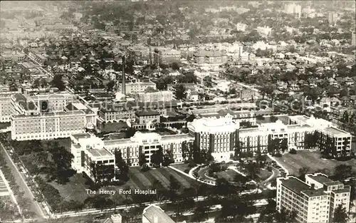 Detroit Michigan Henry Ford Hospital aerial view Kat. Detroit