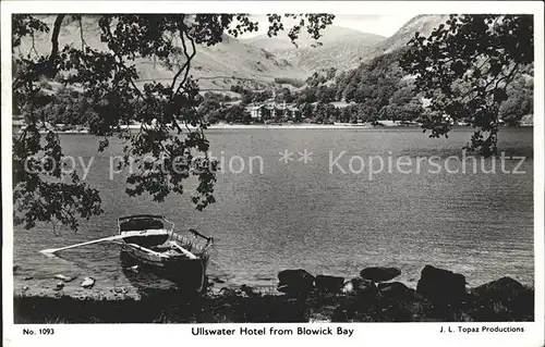 Ullswater Hotel from Blowick Bay Boat Kat. Eden