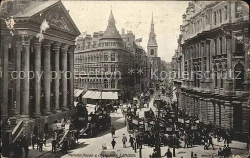London Mansion House and Cheapside Traffic Kat. City of London