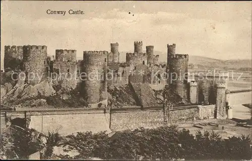 Conwy Conway Castle Kat. Conwy
